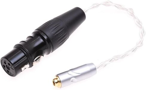 4-دبوس XLR إلى 3.5 مم TRRS كابل محول صوتي متوازن للأنثى لموصل سماعة الرأس HIFIMAN (أنثى 4 دبوس XLR) in Kuwait