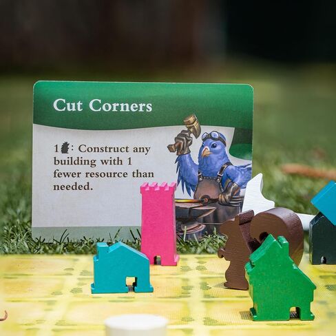 Tiny Towns - Award-winning Board Game, Base Set, 1-6 Players, 45-60 min Play Time, Strategy Board Game for Ages 14 and Up, Cleverly Plan & Construct a Thriving Town, Alderac Entertainment Group (AEG) in Saudi Arabia