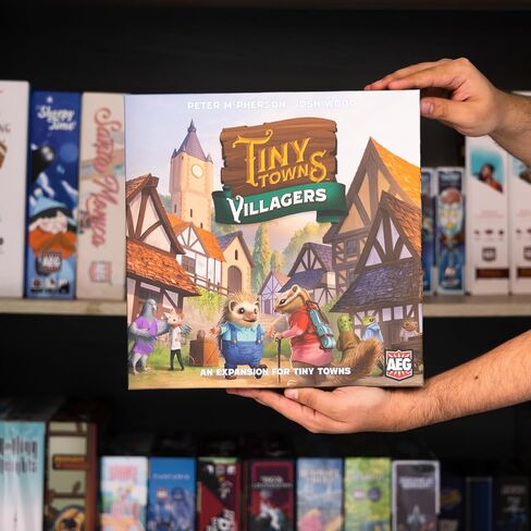 Tiny Towns - Award-winning Board Game, Base Set, 1-6 Players, 45-60 min Play Time, Strategy Board Game for Ages 14 and Up, Cleverly Plan & Construct a Thriving Town, Alderac Entertainment Group (AEG) in Saudi Arabia