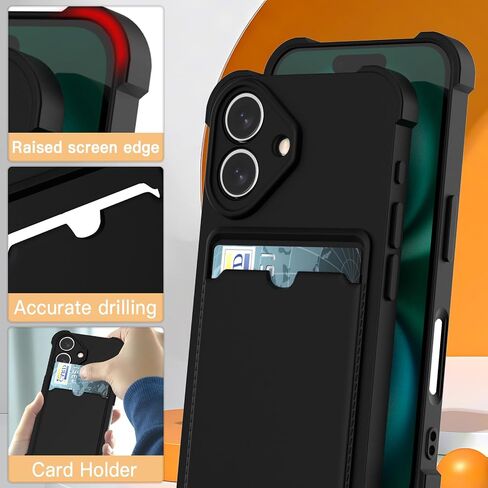 for iPhone 16 Pro Max Crossbody Case Wallet Silicone Phone Case Adjustable Lanyard Hanging Strap Cover Soft Slim Shockproof Card Holder Protective Mobile Cover for iPhone 16 Pro Max - Gray in Saudi Arabia