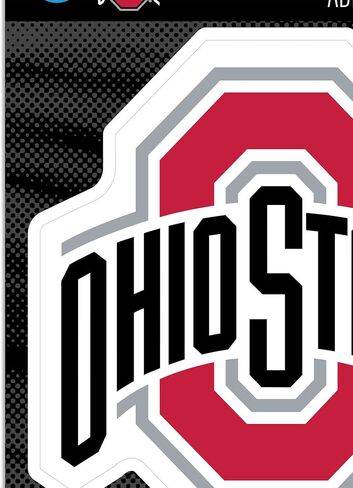 Ohio State University Logo Adhesive Vinyl Decal - Fun Buckeyes Sticker for Car, Laptop or Water Bottle in Saudi Arabia
