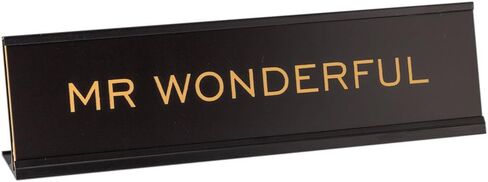 World's Coolest Boss 2"x10" Novelty Nameplate Desk Sign in Saudi Arabia