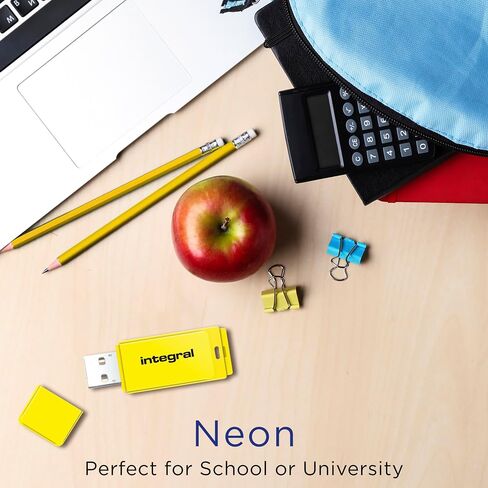 32GB Neon Yellow USB 2.0 Flash Drive in Saudi Arabia