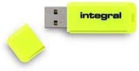 32GB Neon Yellow USB 2.0 Flash Drive in Saudi Arabia