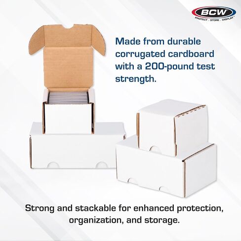 BCW 400-Count Storage Box for Trading Cards | 200 lb. Test Strength | (4-Count) in Saudi Arabia