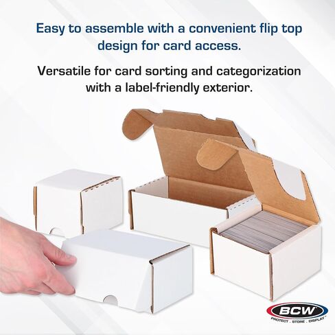 BCW 400-Count Storage Box for Trading Cards | 200 lb. Test Strength | (4-Count) in Saudi Arabia