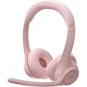 Logitech Zone 300 Wireless Bluetooth Headset with Noise-Canceling Microphone, Compatible with Windows, Mac, Chrome, Linux, iOS, iPadOS, Android – Rose (Renewed)