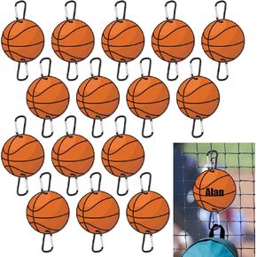 16PCS Bag Hook for Fence, Metal Backpack Hooks with Acrylic Board, Fence Clips for Hanging, Dugout Accessories, Fence Hooks for Bag Water Bottle Lover Player Gifts in Kuwait