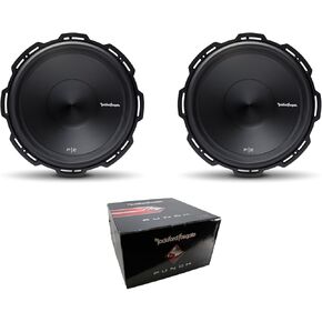 (2) Rockford Fosgate Punch P2D2-15 800w 15" Dual 2-Ohm Car Audio Subwoofers Subs