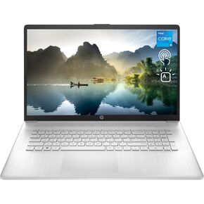 HP 17t Laptop, 17.3" HD+ Touchscreen, Intel Core i5-1135G7, 32GB RAM, 1TB SSD, Fingerprint Reader, Webcam, HDMI, Backlit KB, Wi-Fi 6, Windows 11 Home, Silver