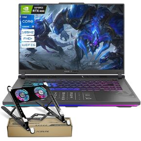 ASUS ROG Strix G16 16" FHD+ 165Hz Display, Intel i9-13980HX NVIDIA GeForce RTX 4060 VR-Ready Pro Gaming Laptop, 32GB RAM, 1TB SSD, RGB Backlit KB, Bundle with PCO Notebook Fold Radiator, Cooler