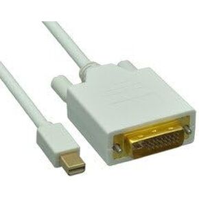 Mini DisplayPort إلى DVI Video Cable Mini DisplayPort ذكر إلى DVI Male 15 قدم