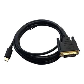 USB TY>pe C to DVI Cable USB TY>pe C to DVI 24+1 Adapter 4K 30Hz (6FT/1.8M) for 3 for 2017/2016 Pro