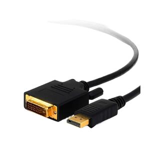 300cm Long DP to DVI Cable Adapter 1080P DisplayPort DP to DVI 24+1 28AWG Triple-Shielded for de*/ll M>oni>tor Projector PC