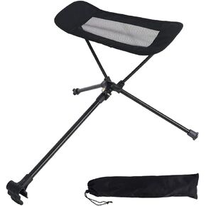 Folding Attachable Footrest Leg Rest Camping Chair Accessories for Reclining Swing Chair Moon Chair Beach Chair