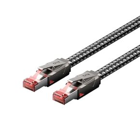 Cat8 Ethernet Cable 40Gbps 2000MHz SFTP Gaming Patch Cable for PC Router Modem Printer TV Set Top Box Internet LAN Cable(CAT8 SFTP Gaming_0.5M)