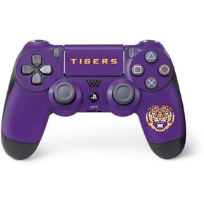 Skinit Decal Gaming Skin Compatible with PS4 Controller - Officially Licensed LSU Tiger Eye Logo Design