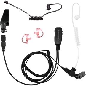 SHEEPDOG MICROPHONES Alpha Quick Disconnect Police Microphone Earpiece, Compatible with Kenwood NX and TK Mult-Pin Radios