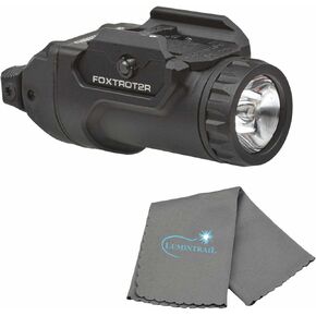 Lumintrail Sig Foxtrot 2 Weapon Light, White Tactical Light - SOF2100-500-Lumen Tactical Flashlight, Sliding Rail-Mounted Cleaning Cloth