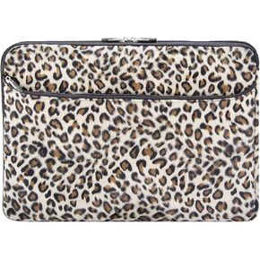 ROXIE Womens Tablet Sleeve Bag for Samsung Galaxy Tab S9 Plus 12.4 Inch, Galaxy Tab S9 FE+ Tab S8 Plus Case with Front Pocket, Leopard