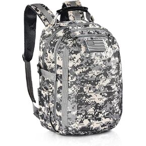 Hiking Backpack, 40L Camo Tactical BackPack with USB Charging Port, Military Tactical Pack for Outdoor Hiking and Hunting Army Backpack for men