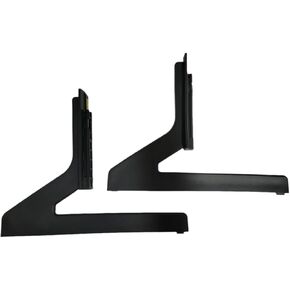 Factory Part - Base Leg Stands Compatible with Samsung QLED Smart TV Models: QN65Q60BAFXZA, QN65Q60BDFXZA, KQ65QB60AFXKR, QN60Q60BAFXZC and QN65Q60BAFXZC