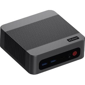 Reatan S6 MINI PC Intel Core I5 12450H (Turbo 4.4GHZ) 8C/T12 16GB RAM DDR4 512GB M.2 NVMe SSD RJ45 LAN x2 Triple 4K Display USB-C/HDMI/DP Mini Desktops PC Wi-Fi 6 BT 5.2