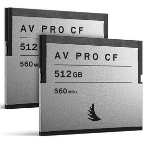 Angelbird 512GB AV Pro CF SATA III CFast 2.0 Memory Card, 2 Pack