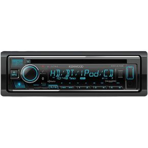 Kenwood Excelon KDC-X705 Single-DIN CD Receiver w/Built-in HD Radio Tuner (Renewed)
