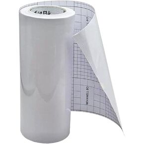12.6Inch x 95Ft Self-Adhesive Laminating Vinyl Roll, 3Inch Core, 3Mil (80mic) Thickness Standard Glossy Cold Roll Laminating Film, Laminate Rolls Vinyl Cold Roll Laminate