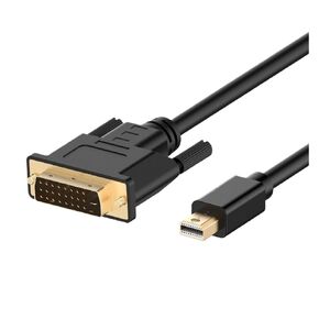 for Adapter Thunder-Bolt Port HDTV DP to DVI Cable Video Cable DisplayPort to DVI Converter Line(Black)