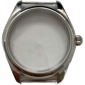Watch Case 44mm Steel Silver Watch Watch Case Fit Linding Linding 6497/6498 Movement 0358 Case Case
