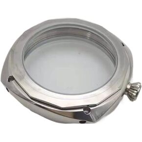 45mm Stainless Steel Watch Shell For ST36 Hand-Winding Polished Watch Case For ETA 6497/6498 Movement watch case
