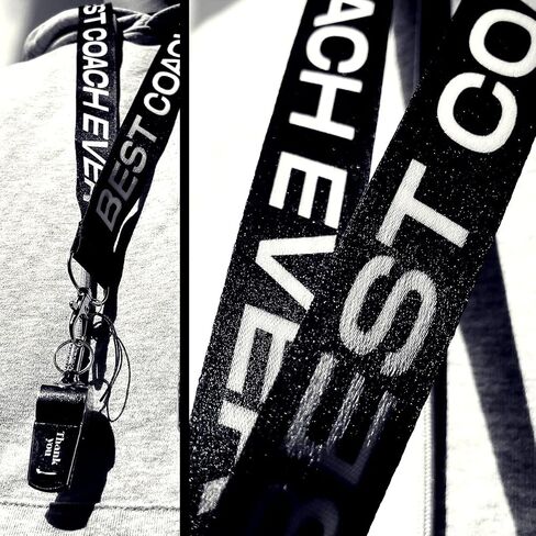 Whistles With Lanyard, Coach Whistle, Football Gifts, Football Gifts for Coach Gifts for Men Women Teacher Thank You Cheer Coach Gift – A Coach Teaches Motivates Inspires to Achieve the Impossible in Kuwait