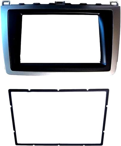 Double Din Car Stereo Radio Radio Trim Trim Kit Trim Kit متوافق مع Mazda (Dash Kit + Wiring Harness + Atenna Adapter) 2009 2010 2011 2012 2013 in Saudi Arabia