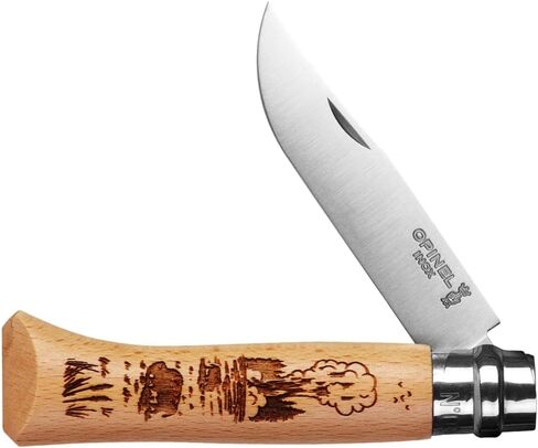 مجموعة Parkel National Parks No.08 ، مقابض Beechwood المحفورة بالتعاون مع الفنانين المحليين ، لا تترك أي أثر ، من الفولاذ المقاوم للصدأ ، مصنوع في فرنسا (جبال سموكي العظيمة) in Kuwait