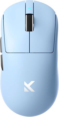 A7 Ultra Wireless Gaming Mouse, Tri-Mode Connection, 59 Grams, PAW3950 42K DPI Sensor, Wired/Wireless Dual 8K Polling, 130 Hour Battery Life - Blue in Kuwait