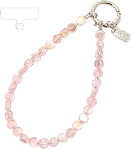 Phone Lanyard Charm Crystal Bling Rhinestone Wrist Strap Phone Strap Bag Accessories for Women in Saudi Arabia
