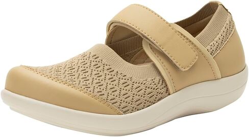 Alegria Women's Dinamo Sand Lightweight Knit Mary Jane Comfort Tennis Sneaker Athletic Walking Shoess 7-7.5 M US in Saudi Arabia
