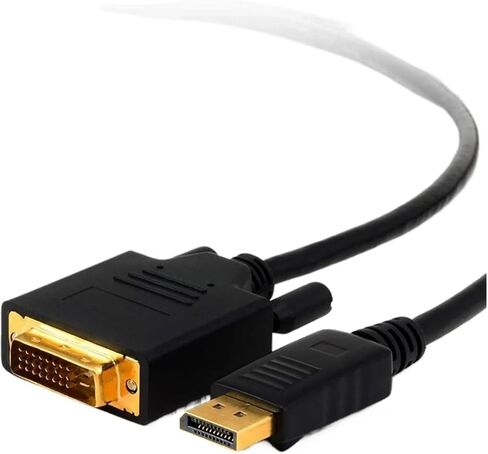 300 سم طويلة DP إلى محول كابل DVI 1080p DisplayPort DP إلى DVI 24+1 28AWG محمية ثلاثية لـ DE*/LL M> ONI> TOR Projector PC in Saudi Arabia