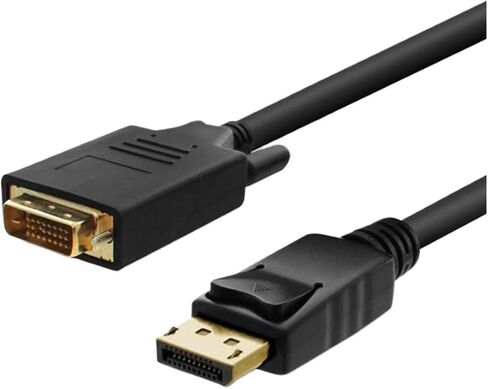 300 سم طويلة DP إلى محول كابل DVI 1080p DisplayPort DP إلى DVI 24+1 28AWG محمية ثلاثية لـ DE*/LL M> ONI> TOR Projector PC in Saudi Arabia