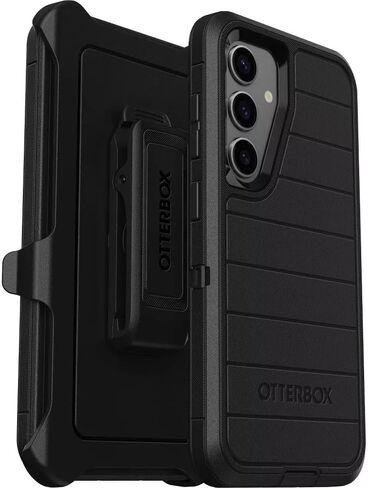 OtterBox Samsung Galaxy S25 (Only) - Defender Series Case - Black - Screenless - Rugged & Durable - with Port Protection - Holster Clip Included - Microbial Defense Protection in Saudi Arabia