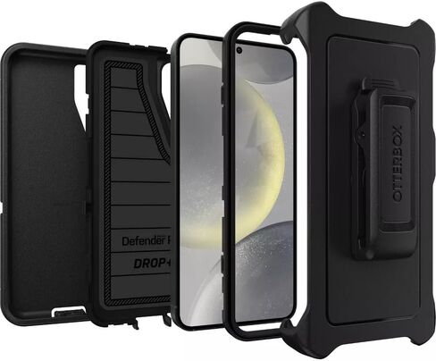 OtterBox Samsung Galaxy S25 (Only) - Defender Series Case - Black - Screenless - Rugged & Durable - with Port Protection - Holster Clip Included - Microbial Defense Protection in Saudi Arabia