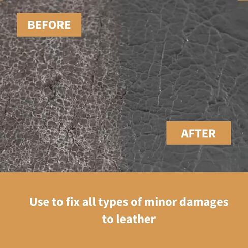 Furniture Clinic Leather Flexifil - Extremely Flexible Filler Used to Fix Cat Scratches, Holes & Heavy Cracking in Leather Sofas, Car Seats (50ml) in Kuwait