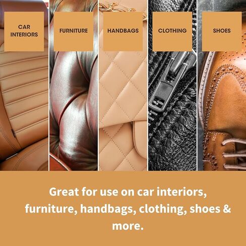 Furniture Clinic Leather Flexifil - Extremely Flexible Filler Used to Fix Cat Scratches, Holes & Heavy Cracking in Leather Sofas, Car Seats (50ml) in Kuwait