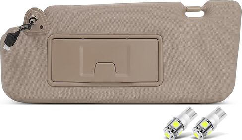 SCITOO Left Driver Side Sun Visor Assembly 2013 2014 2015 2016 for Nissan Murano with Sunroof ( Beige ) in Saudi Arabia