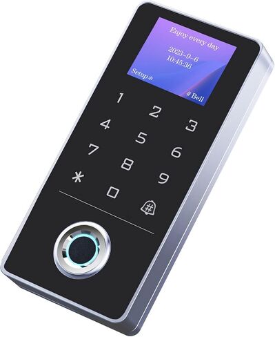طقم نظام التحكم في الوصول إلى الباب - بصمات الأصابع ، بطاقة RFID ، وإدخال كلمة المرور ، قفل مغناطيسي 600 رطل ، مفتاح لاسلكي الأشعة تحت الحمراء ، وحدة تحكم الوصول إلى الباب المضاد للماء مع شاشة شاشة LCD in Kuwait