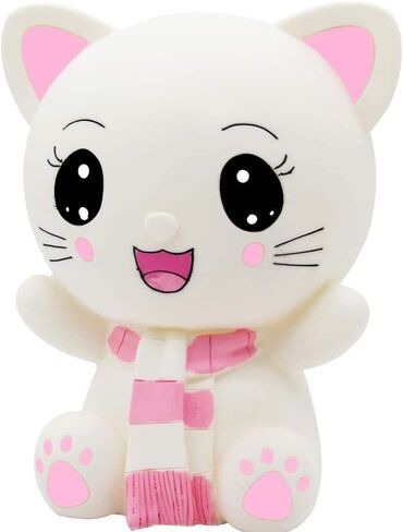 H&W Lovely Pink Piggy Bank for Baby, Very Cute Coin Bank, Shatterproof Money Bank for Kids --- Crown Stare Piggy, Great Coin Bank Gift for Boy, Girl in Saudi Arabia