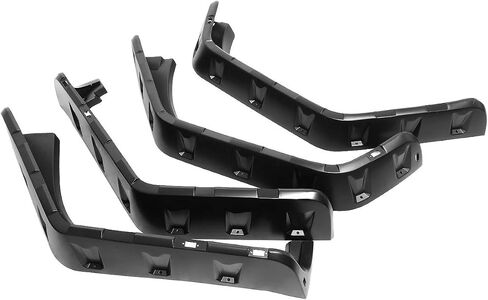 DNA Motoring WF-JEEP97-MBK مشاعل عجلة جانبية مثبتة بالجيب 4 قطع/مجموعة متوافقة مع 1997-2006 Wrangler 7 بوصات تغطية الإطارات الأمامية/الخلفية in Saudi Arabia