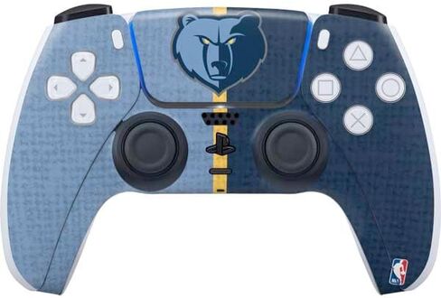 Skinit Decal Gaming Skin Compatible with PS5 Controller - Officially Licensed NBA Memphis Grizzlies Canvas Design in Kuwait